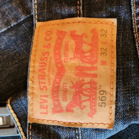 Vintage Levi's® Mens 569™ Loose Straight Fit Jeans - Picture 2 of 7